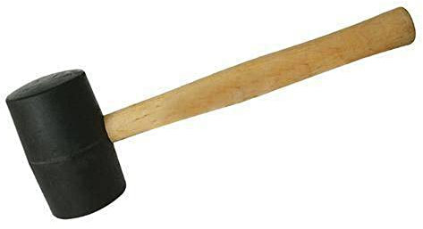 Silverline Black Rubber Mallet 16 oz (454g) (HA72)