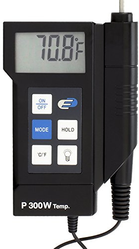 TFA Dostmann Profi Digitalthermometer P300 31.1020 mit Einstichfühler und Kabel Professionelles Lebensmittelthermometer HACCP EN13485 Temperaturmessgerät mit beleuchtetem Display