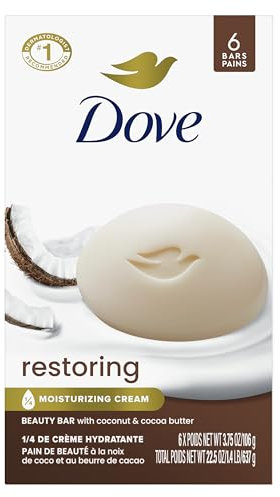 TAUBE Rein Verwöhnende Coconut Beauty Bar mit Jasminblüten Duft, 6 Zählen