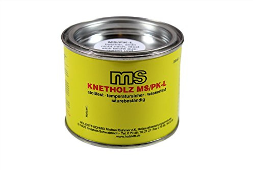 Holzkitt - Knetholz - Reparaturholz schleifbar & lackierbar MS/PK-L 100gr (Macore Mittel)