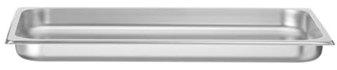 HENDI Gastronormbehälter, sehr robust, 5L, GN 1/1, (H) 40mm, Edelstahl | Geeignet für Chafing Dishes, Bain-marie, Backöfen, Gefrierschränke, temperaturbeständig von -40° bis 300°C, 530x325mm