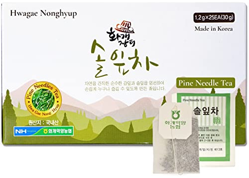 Organic Seasonal Pine Needle Tea (4 Box (100Tea Bag))