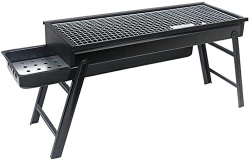 TEmkin Gasgrill, tragbar, faltbar, für Terrasse, Grill, Holzkohlegrill, Herd, Edelstahl, Outdoor, Camping, Picknick
