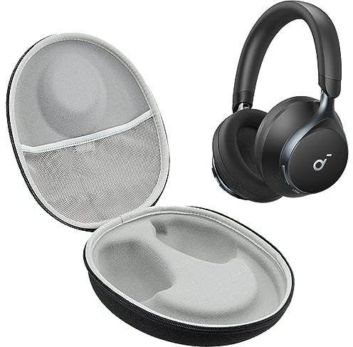 Hard Carrying Case for Soundcore by Anker Space One Wireless Over-Ear Bluetooth Headphones, Portable Handheld Shockproof Protective EVA Travel Storage Case for Space One/Space One Pro