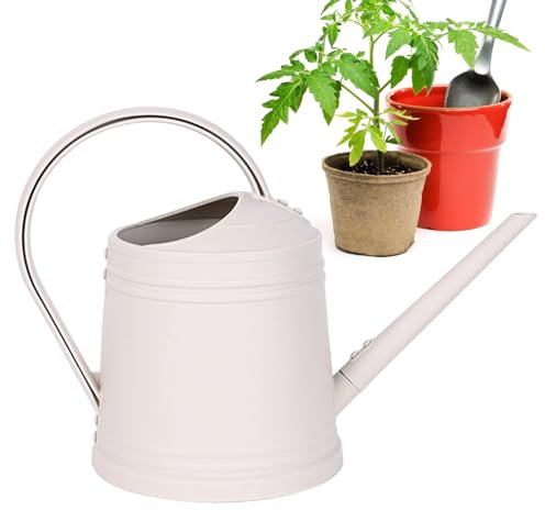 Arrosoir décoratif moderne de 1,8 l | Outil d'arrosage avec poignée ergonomique pour bonsaï de bureau, plantes en pot, petits cactus et plantes d'intérieur Hixip