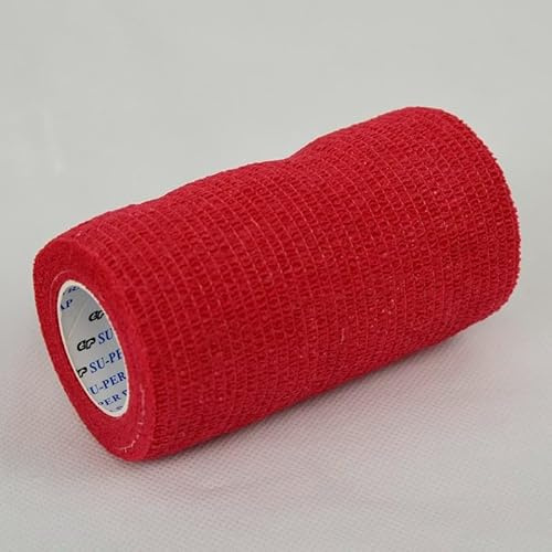 SU-PER flexWRAP Bandage for Horses, 12 Red