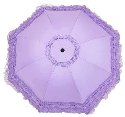 FENBNMK Taschenschirme Winddichte Regenschirme, manueller Regenschirm, Sonnenschutz, Regenschirm for Damen, UV-Schutz, faltbarer Regenschirm, Sonnenschirm Regenschirme (Size : Pink)