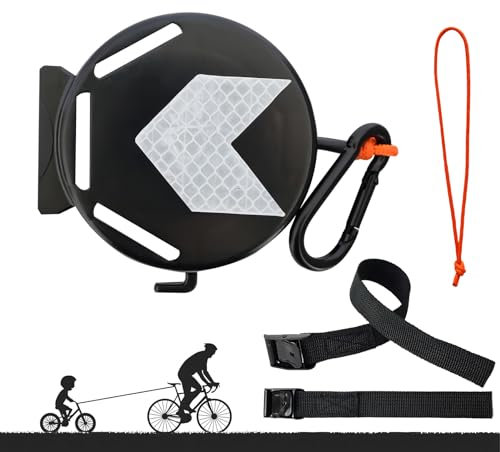 Abschleppseil Fahrrad Kinder 2M – Zugseil mit Rückprall für E-Bike MTB & Kinderrad – 500 lbs Tragen – Eltern-Kind Zugsystem – lafo