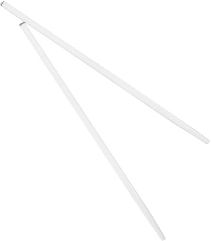 Amosfun Reusable Glass Chopsticks Silver Compact Dinner Chopsticks with Good Grasp and Portable Carry for Japan Sushi Night Or Daily Household Use