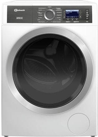 Bauknecht B8 09AD SILENCE DE Waschmaschine Frontlader/Gentle-Power/Energieeffizienklasse A-30 Prozent/Besonders leise Waschmaschine/AutoDose/Steam-Hygiene, Refresh,-Finish/Volle Ladung 45 Min.