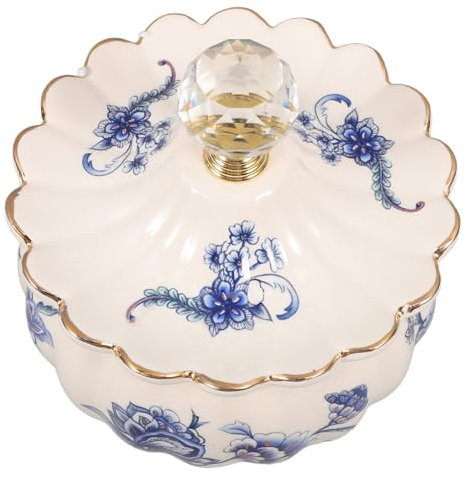 Cabilock Boîte à Bijoux Vintage Organisateur De Bijoux Élégant Rangement Pratique pour Anneaux Et Colliers pour Et Décoration Intérieure