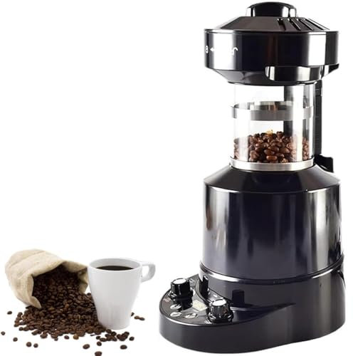 Commercial Coffee Roasting Machine,Home Electric Coffee Bean Roaster Machine,Adjustable Timing and Temperature, for Cafe Shop Home, Office