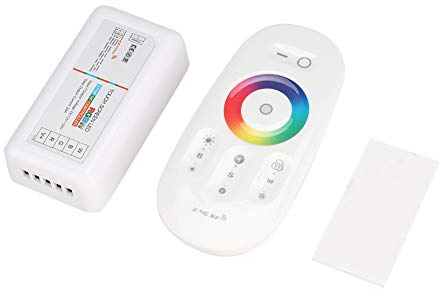 Controller RGBW LED JUROUPI 2.4G Dimmer di Controllo Telecomando Wireless Touch RF per Strip LED RGBW DC 12-24V