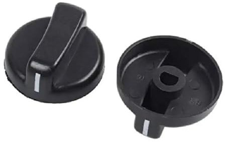 LCKKJHG Gas-Kochknopf 2/5 Stück 8 mm allgemeiner Ersatz-Schalterknopf, Gasherd-Bedienknopf, Knopf, Herd, Backofen, Herd, Kochfeld, for Tischbrenner FüR BacköFen, Gasherd, Herde(2Pcs)