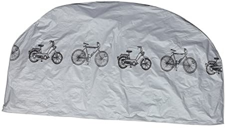ibasenice Telo Copribiciclette Esterno Resistente Per Mountain Bike e Moto Protezione Completa Grigio Unica