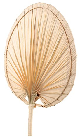 Anneome Ventilador de Mano Vintage Abanico de Palma Chino Ventilador Portátil para Verano para Bebés y Ancianos Decoración de Fiesta y Hogar