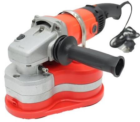 Elektrischer Diamantpolierer Betonbodenschleifer 3000W Wand Boden Kit Inklusive Diamantscheiben Und Polierpad Mit Feststellknopf Zum Polieren Von Steinbetonoberflächen Und Mörtelentfernung