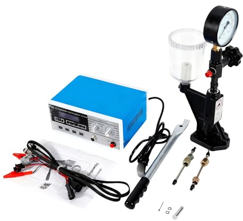 Xigner CR-C Injektor Tester - Diesel Common Rail Injektor Antrieb - Einspritzdüsen Prüfgerät Set - Injector Tester für Prüfung und Reparatur von Autoinjektoren