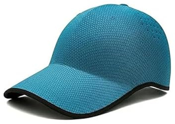 ANQKYO Sport Baseballkeps Lättvikts Sömlös Vikbar Sport Baseballkeps, Vit Hatt, Tvättbar Ultra Andningsaktiv, Blå, one size