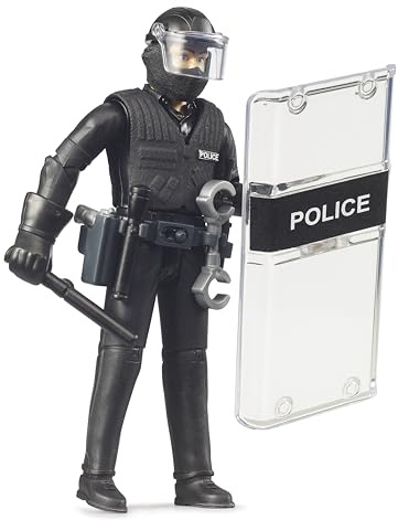 bruder 62151 - bworld figur polis specialstyrkor - leksaksfigur, polis, insats, specialenhet, person