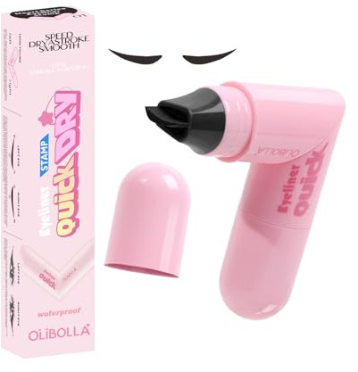 Doppelkopf Eyeliner Stempel, Drehbarer Eyeliner, Fleckenresistent