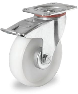 Lenkrolle mit Feststeller 200 mm Polypropylen