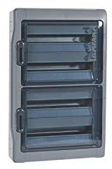 001927 Legrand Coffret Plexo3 étanche IP65-4 rangées de 18 modules - Entrées à perforation directe