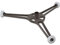 DL-pro Universal Drehkreuz Drehring 18cm für Drehteller Teller Lagerkreuz Halterung Mitnehmer 180mm für Mikrowelle Microwelle Mikro kompatibel mit AEG Electrolux Bosch Siemens Samsung Bauknecht