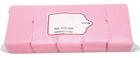 1000 Stück Zellulosetücher für Wimpernverlängerung & Nagelkunst - Nagellack- & Kleberentfernung, Make-up, Maniküre, Pediküre