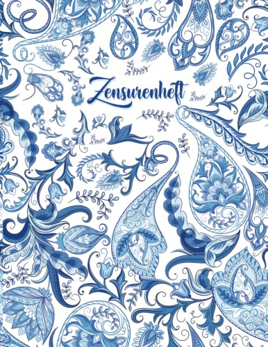 Zensurenheft: Notenheft für Lehrer und Lehrerinnen | Schulnotenheft im DIN A4 Format | Listenbuch für Lehrer | Notenlisten lehrer a4