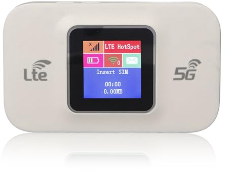 Router WiFi 4G H809pro, Hotspot WiFi Mini Mobile, Supporta Fino a 10 Utenti WiFi, Crittografia WiFi WPA/WPA2, Plug And Play, Principalmente Adatto per L'Europa