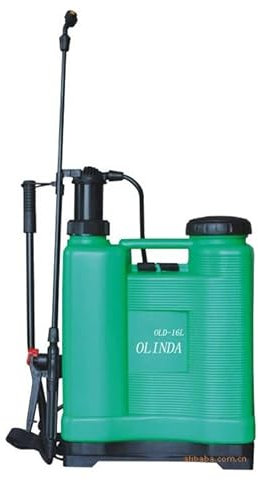 Pulverizadores Pulverero de Mochila rociador de jardín for rociador de 16L Manual Agricultural Sprayer - Nuevo HD Varita incluida, Tapa de Boca Ancha, boquillas