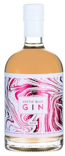 Arctic Blue Gin Rose - Die Harmonie des arktischen Sommers | Gin aus Finnland (37,5% vol. / 500 ml)