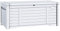 YITAHOME 450 L Garden Storage Box Large, Waterproof Outdoor Storage Box Lockable Deck Boxes with Lid for Patio Garden Tools Pillows Pool Supplies, White, 141 x 66.8 x 59.9cm