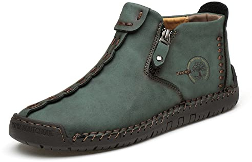 TENVEBLE NATURALLY Medieval Boots black blue army green olive green Leather Renaissance barefoot boots professional shoes cover the whole foot Zipper adult soft sole Boots for Women born shoes