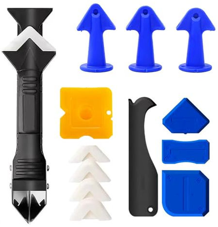 Silikon-Abdichtungswerkzeug, Dichtungsentferner-Set, Dichtungsdüse, Spachteldüse, Applikator, Dichtstoff, Finishing-Werkzeug-Set