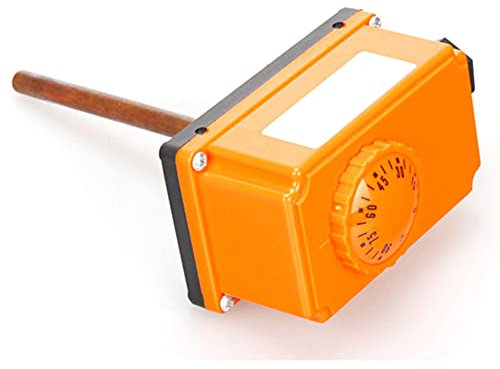 Kruluuvia G1/2 Male Thread Hot Water Pipe Thermostat Temperature Controller 90 Celsius High Temperature Start Heating System Parts