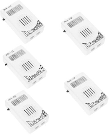 Gadpiparty 5pezzi Amplificatore di Suoneria per Telefono Fisso Potenziatore di Volume per Anziani Compatibile con La Maggior Parte dei Telefoni Suonerie Extra Forti per Ambienti Rumorosi