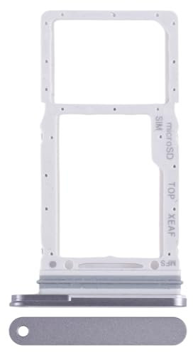SIM-Kartenfach + Micro-SD-Kartenhalter, Ersatz für Samsung Galaxy Tab S9 FE+ 5G SM-X610, SIM-Kartenfach Ersatz für Samsung Galaxy Tab S9 FE+ 5G SM-X610 (grau)