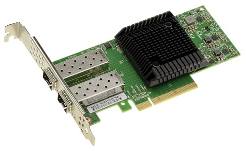 KALEA-INFORMATIQUE PCIe 3.0 x8 Controller-Karte Ethernet-LAN-Netzwerk 2 Ports 25G SFP28 mit Broadcom Mellanox ConnectX-4 LX Chipsatz