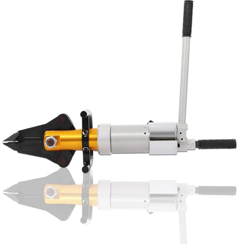 CIELOBLOEN Pinza idraulica Professionale con divaricatore e cesoia a espansione da 18T e spaccaflange, Forza di dilatazione di 5,5T Utensile in Lega di Acciaio con Rotazione a 360° per operazioni