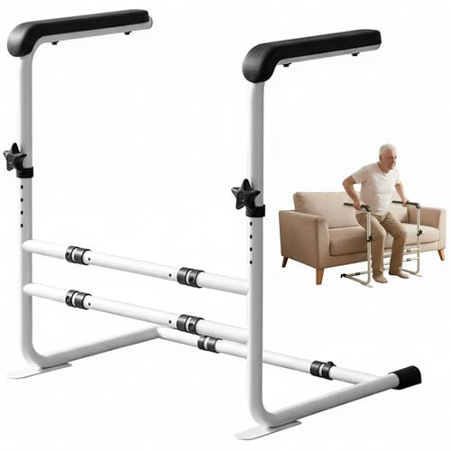 UtaUla Sofa Aufstehhilfe für Senioren, Couch Lift Assist mit 6-Fach Höhenverstellung (69,5-82 cm) & Breitenverstellung mit Anti-Rutsch-Füßen, für Senioren, Patienten und Mobilitätseingeschränkte