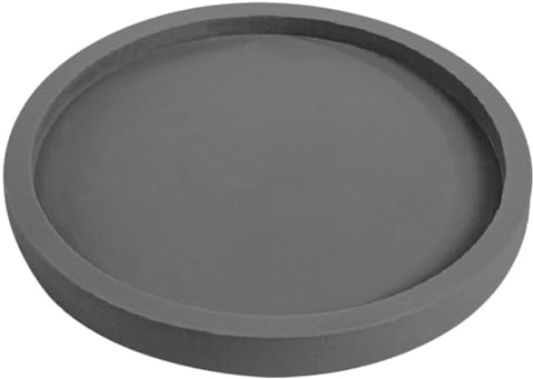 Hemobllo Sottovaso rotondo in plastica per vasi da fiori, resistente all'usura, per bonsai e vassoio antigoccia per piante da appartamento, pratico accessorio per piante
