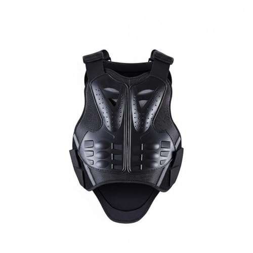 KiBcsLic Chaleco Protección de Motocicleta Resistente a Impactos Espaldera de Motocicleta Ligero Peto Motocross para Esquiadores , L