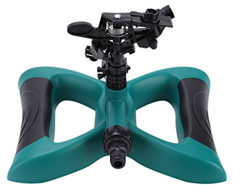 Tomantery Système D'irrigation par Aspersion Rotatif à 360 ° pour Jardin Matériau ABS écologique Bleu 9,45 X 7,48 X 6,30 Pouces