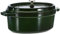 STAUB Cacerola/Cocotte de Hierro Fundido Ovalada, Diámetro de 29 cm, 4,25 L, Basílico/Verde