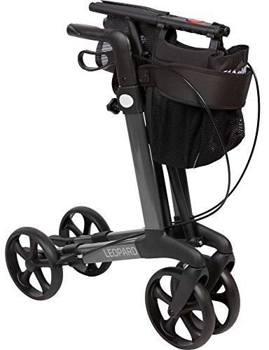 Mobilex Rollator Leopard mit Soft-Rädern anthrazit