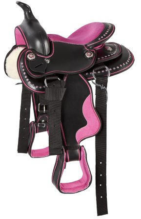 PFIFF Westernsattel, pink Pony