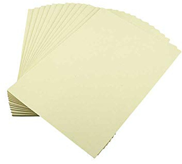 Casa de la tarjeta y Papel A4, 220 G/m²), color crema (paquete de 100 hojas)
