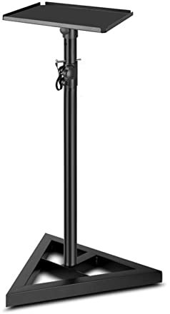 luckxuan Boxenständer Lautsprecherhalterung Große Tabletthalterung Universelle 10-Zoll-Überwachungs-Audio-Fußständer for Anheben und Drehen der HiFi-Audiohalterung (Color : B, Size : S)